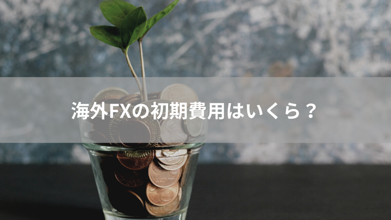 海外FX 初期費用