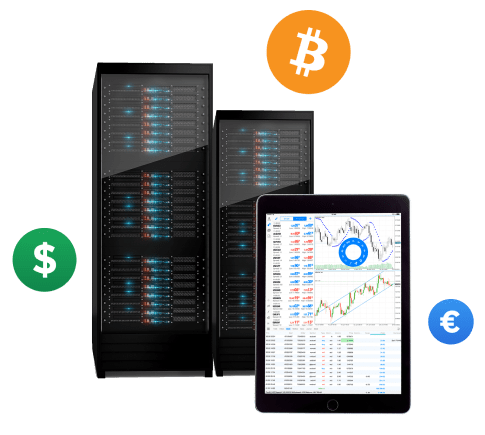 自動化、取引、サーバーを備えたビットコイン取引プラットフォーム。