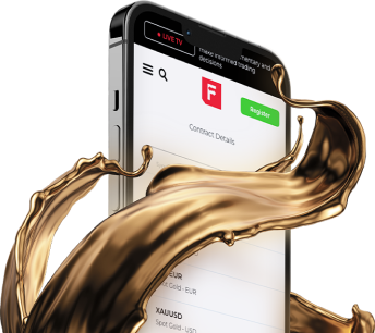 Una representación visual de la aplicación, adaptada para dispositivos Android, que ofrece funciones relacionadas con los metales, los móviles y el comercio de divisas.