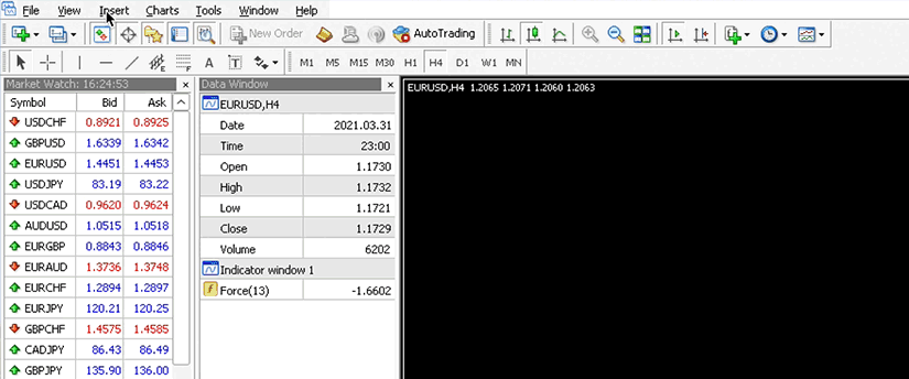 A computer monitor featuring diverse data types, such as statistics, visualizations, and information layouts.
